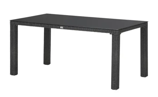 a casa mia Gartentisch 160 cm Polyrattan Padua