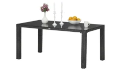 a casa mia Gartentisch 160 cm Polyrattan Padua