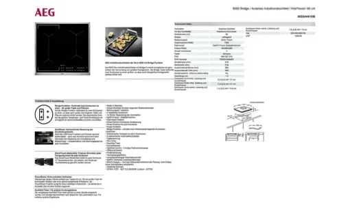 AEG Induktions-Kochstelle IKE64441XB | Möbel Höffner
