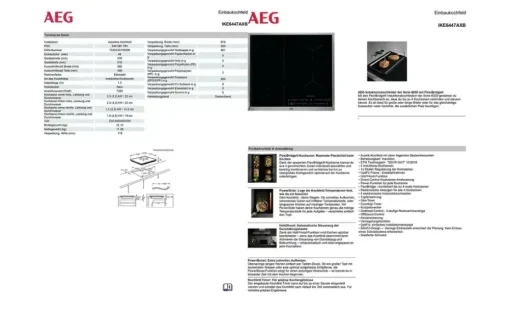 AEG Induktions-Kochstelle IKE6447AXB | Möbel Höffner