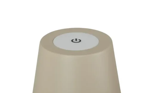 Akku-Tischleuchte | lackiert, Beige | Möbel Höffner
