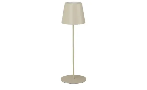 Akku-Tischleuchte | lackiert, Beige | Möbel Höffner