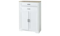 Aktenschrank Varese | Pinie (Nachbildung), Weiß, Asteiche (Nachbildung)
