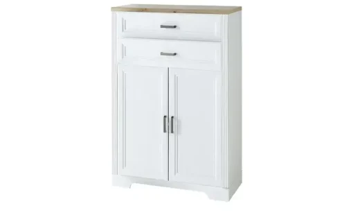 Aktenschrank Varese | Pinie (Nachbildung), Weiß, Asteiche (Nachbildung)