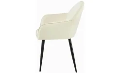 Armlehnenstuhl | Creme, Schwarz | Möbel Höffner