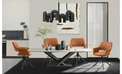 Armlehnenstuhl 2er-Set Estelle | Braun | Möbel Höffner