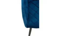 Armlehnenstuhl Shila | Blau, Schwarz | Möbel Höffner