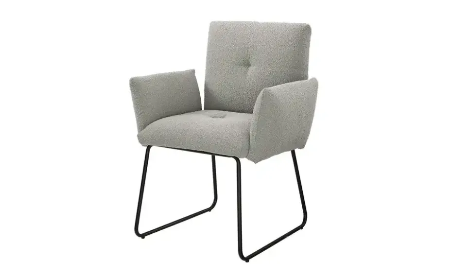 Armlehnstuhl | Hellgrau | Möbel Höffner