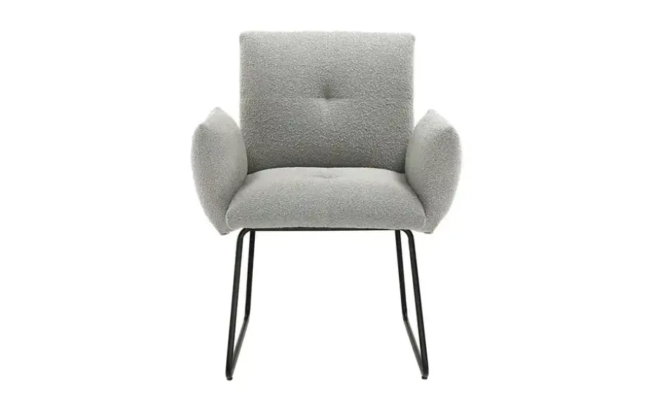 Armlehnstuhl | Hellgrau | Möbel Höffner