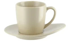 ASA SELECTION Espressotasse mit Untertasse Cuba Panna | Espressotasse mit Untertasse