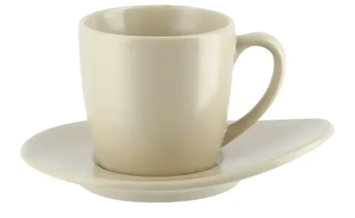 ASA SELECTION Espressotasse mit Untertasse Cuba Panna | Espressotasse mit Untertasse