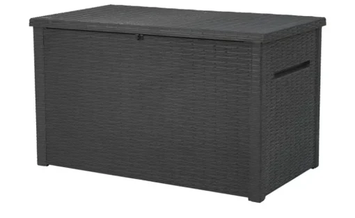 Aufbewahrungsbox Java | Graphit, Rattan (Nachbildung)