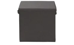 Aufbewahrungsbox mit Deckel | Schwarz | Möbel Höffner