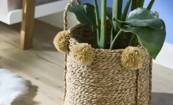 Aufbewahrungskorb mit Pompoms | Möbel Höffner