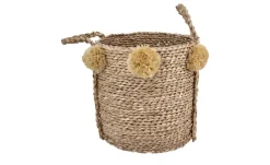 Aufbewahrungskorb mit Pompoms | Möbel Höffner