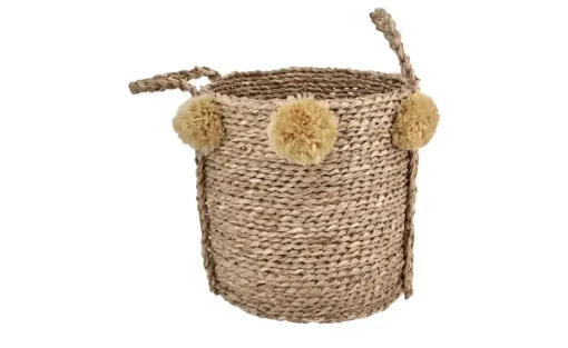 Aufbewahrungskorb mit Pompoms | Möbel Höffner