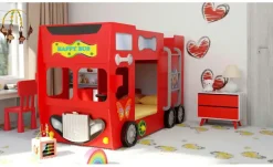 Autobett Bus | Rot | Möbel Höffner