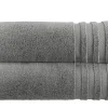 Badetuch (100 x 150cm), 2er-Set Anthrazit Soft Cotton