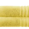 Badetuch (100 x 150cm), 2er-Set Gelb Soft Cotton
