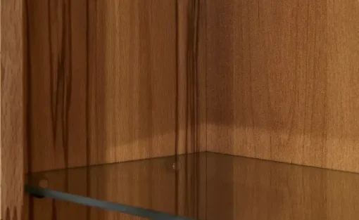 Bad-Hängeschrank Oslo Classic | Kernbuche (Nachbildung), Kernbuche