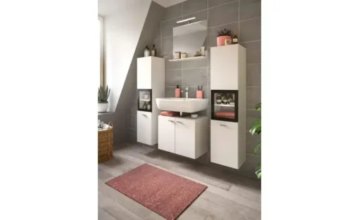 Badkombination Bostalsee | Weiß | Möbel Höffner