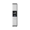 Badmöbel-Set SCHLOONSEE, 5 teilig, inklusive LED Beleuchtung, bestehend aus: Hochschrank, WBU, Spiegelschrank, Unterschrank, Hängeschrank Schloonsee | hochglanz