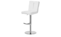 Barhocker Gaia | Weiß, rund | Möbel Höffner