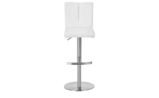 Barhocker Gaia | Weiß, rund | Möbel Höffner