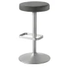 Barhocker MyDivo | Graphit, verchromt, matt | Höffner
