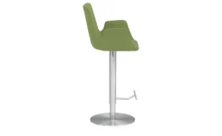 Barhocker MyHelios | Grün, Flachgewebe | Möbel Höffner