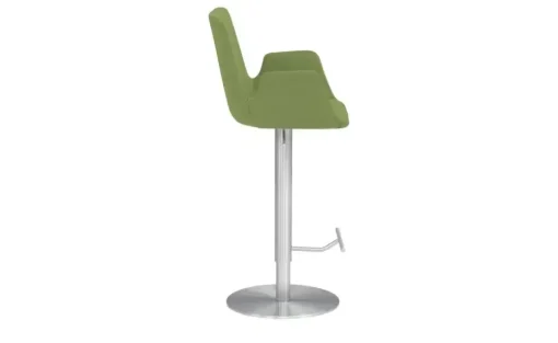 Barhocker MyHelios | Grün, Flachgewebe | Möbel Höffner