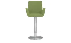 Barhocker MyHelios | Grün, Flachgewebe | Möbel Höffner