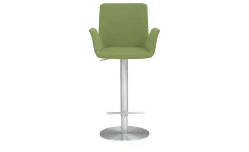 Barhocker MyHelios | Grün, Flachgewebe | Möbel Höffner