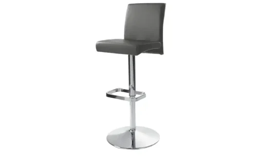 Barhocker MyTina | Mikrofaser, Graphit | Möbel Höffner