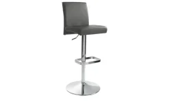 Barhocker MyTina | Mikrofaser, Graphit | Möbel Höffner