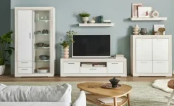 Barschrank Fiesta | Weiß, Eiche (Nachbildung) | Höffner