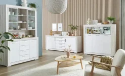 Barschrank Fiesta | Weiß, Eiche (Nachbildung) | Höffner