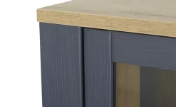 Barschrank Toneo | Eiche (Nachbildung), Dunkelblau