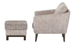 bassetti by SCHRÖNO Hocker Salina | Grau | Höffner