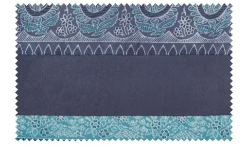 bassetti by SCHRÖNO Pouf aus Velours Tino | Blau