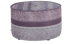 bassetti by SCHRÖNO Pouf aus Velours Tino | Lila/Violett