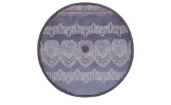 bassetti by SCHRÖNO Pouf aus Velours Tino | Lila/Violett