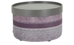 bassetti by SCHRÖNO Pouf aus Velours Tino | Lila/Violett
