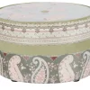 bassetti by SCHRÖNO Pouf aus Velours Tino | Grün