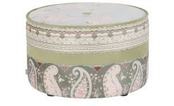 bassetti by SCHRÖNO Pouf aus Velours Tino | Grün