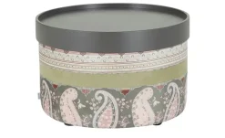 bassetti by SCHRÖNO Pouf aus Velours Tino | Grün