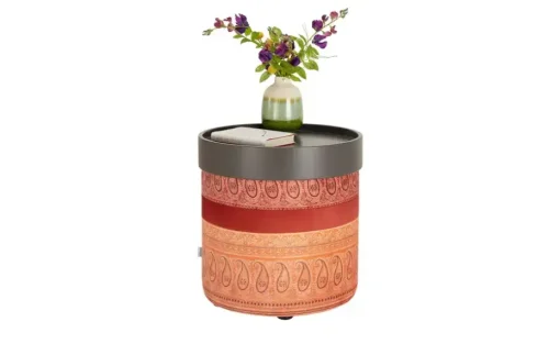 bassetti by SCHRÖNO Pouf Tinetto | Orange | Höffner
