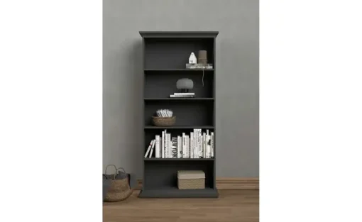 Bücherregal Chester | Grau, matt | Möbel Höffner
