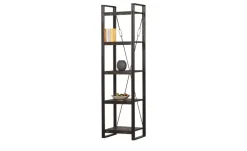 Bücherregal Metall und Mangoholz Loft | Möbel Höffner
