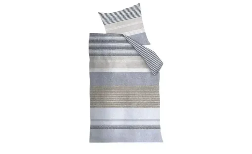 Beddinghouse Flanell Bettwäsche Stitches | Blau